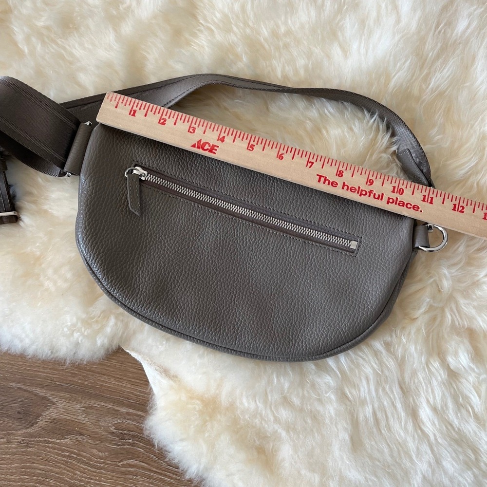 Quince Italian Pebbled Leather Sling Bag - Picture 7 of 10